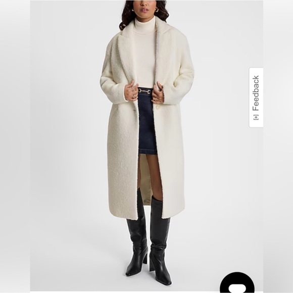 Express Oversize Elegant Long Coat - Picture 2 of 7